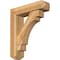 Ekena Millwork Merced Craftsman Rough Sawn Bracket w/ Offset Brace, Western Red Cedar, 6"W x 22"D x 26"H BKT0604X22X26MRC04RWR - alternate 1